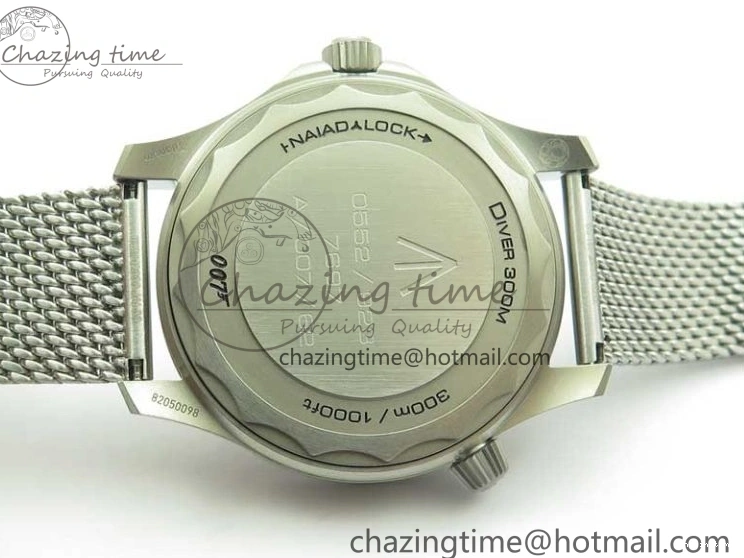 0215 Seamaster 300 “No Time to Die” Limited Edition ORF 1:1 Best Edition on SS Mesh Bracelet A8806 (Free Nato Strap) Durable 7866